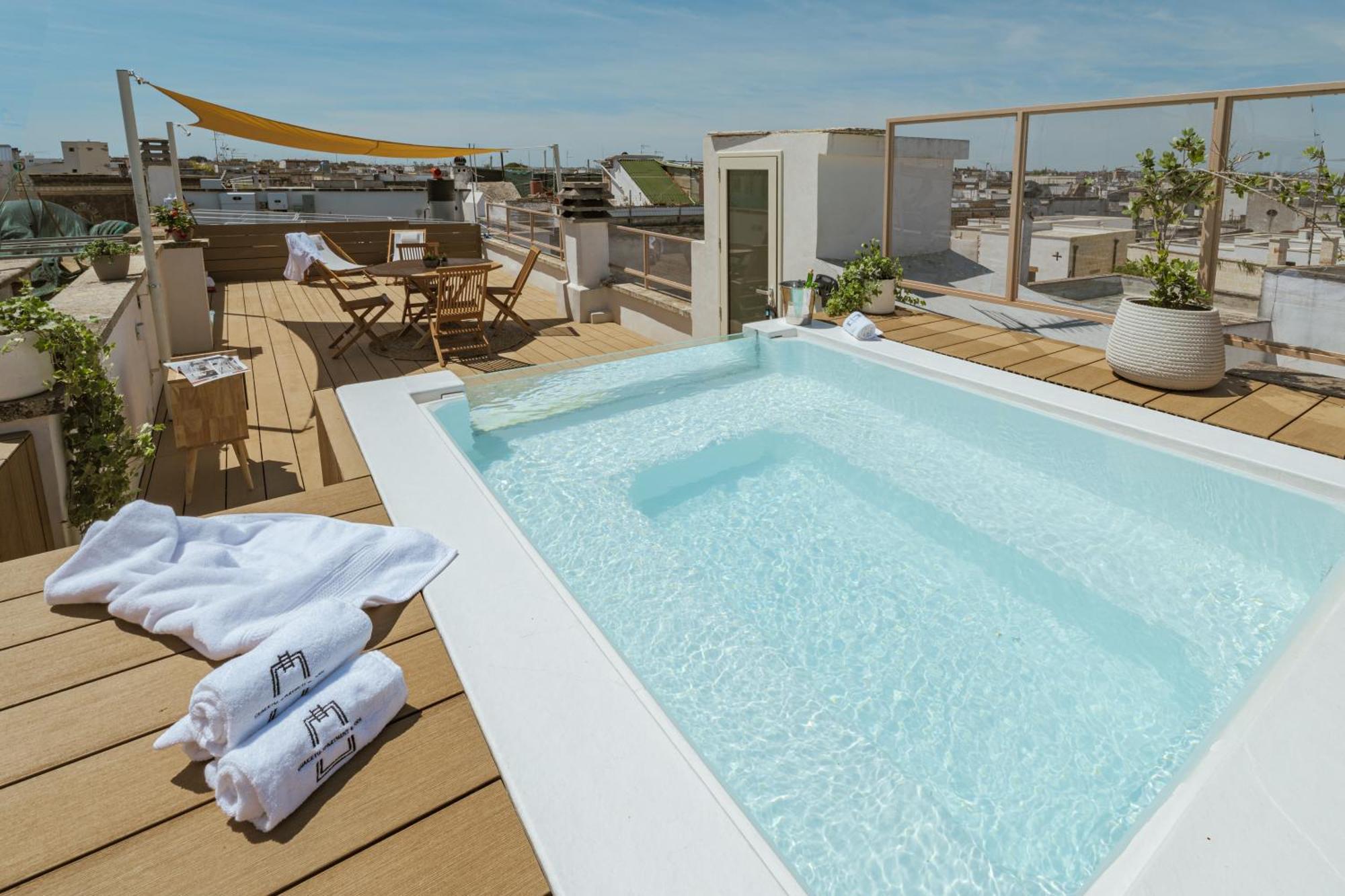 Guaceto Apartment Luxury Property With Private Pool On The Terrace Mesagne Bagian luar foto
